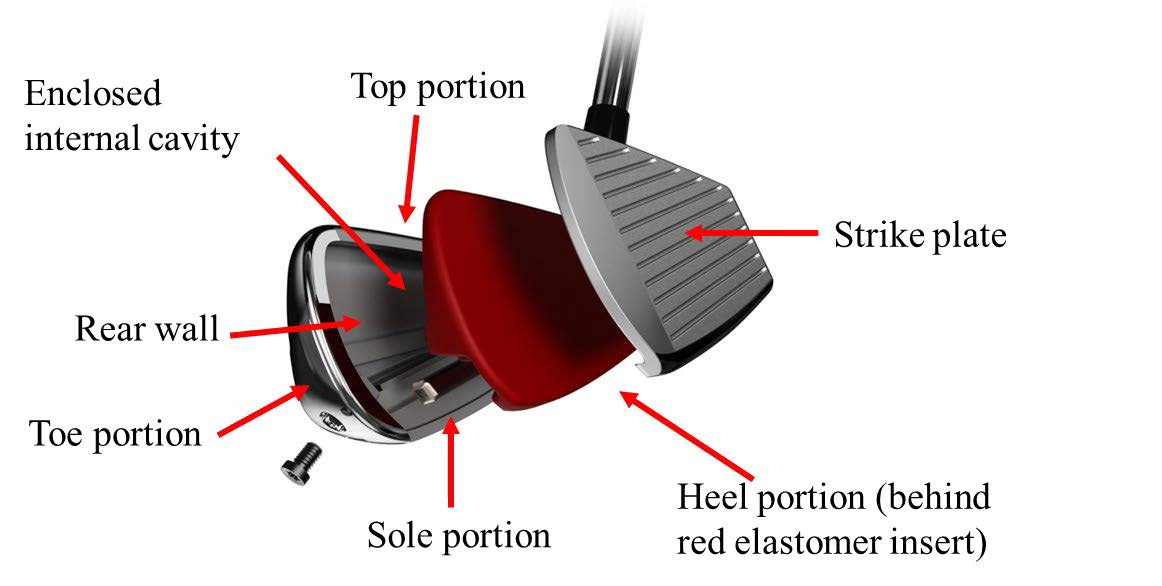 Diagram of Kirkland Signature Clubs from TaylorMade Lawsuit